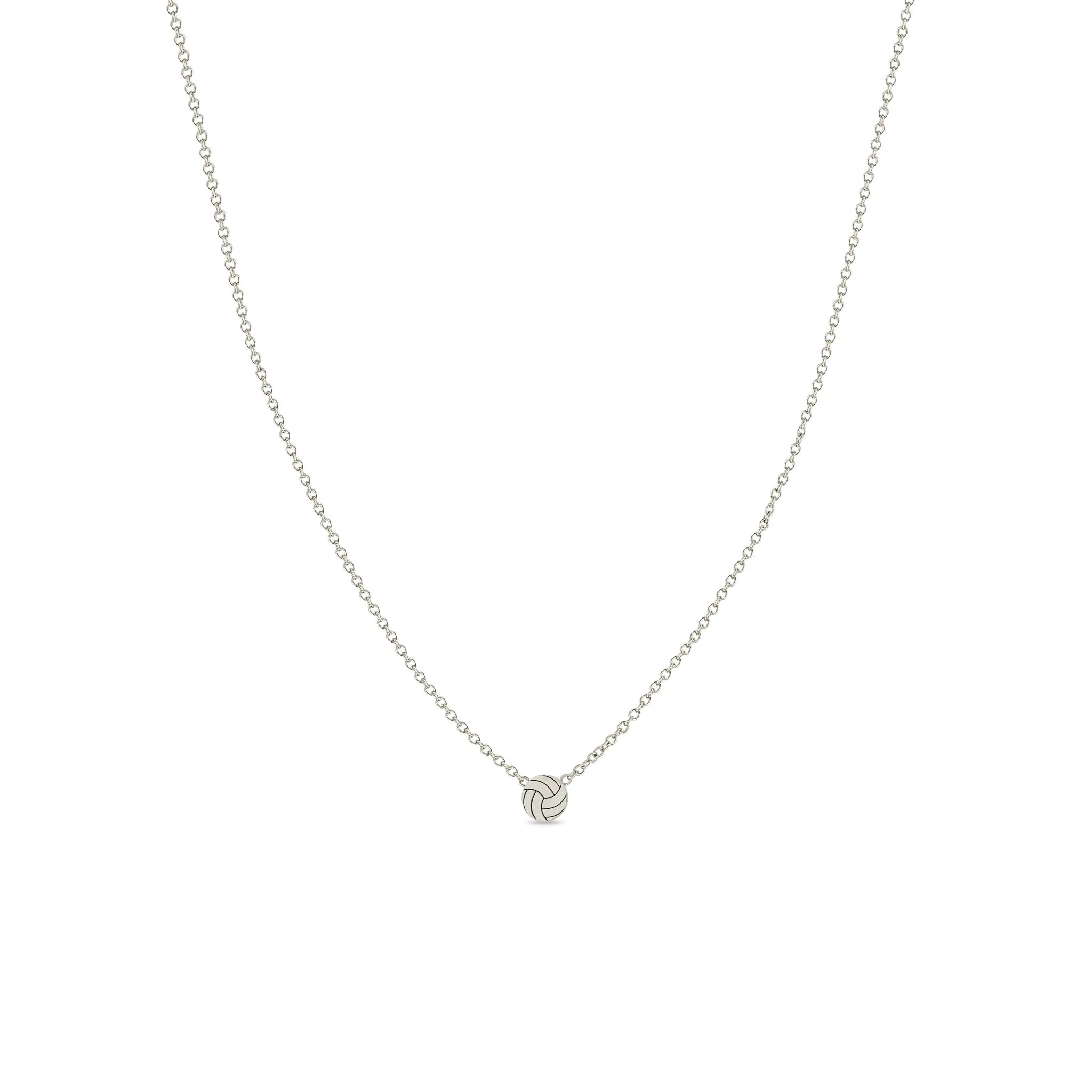 14k Itty Bitty Volleyball Necklace
