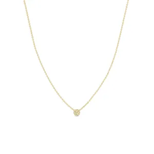 14k Itty Bitty Volleyball Necklace
