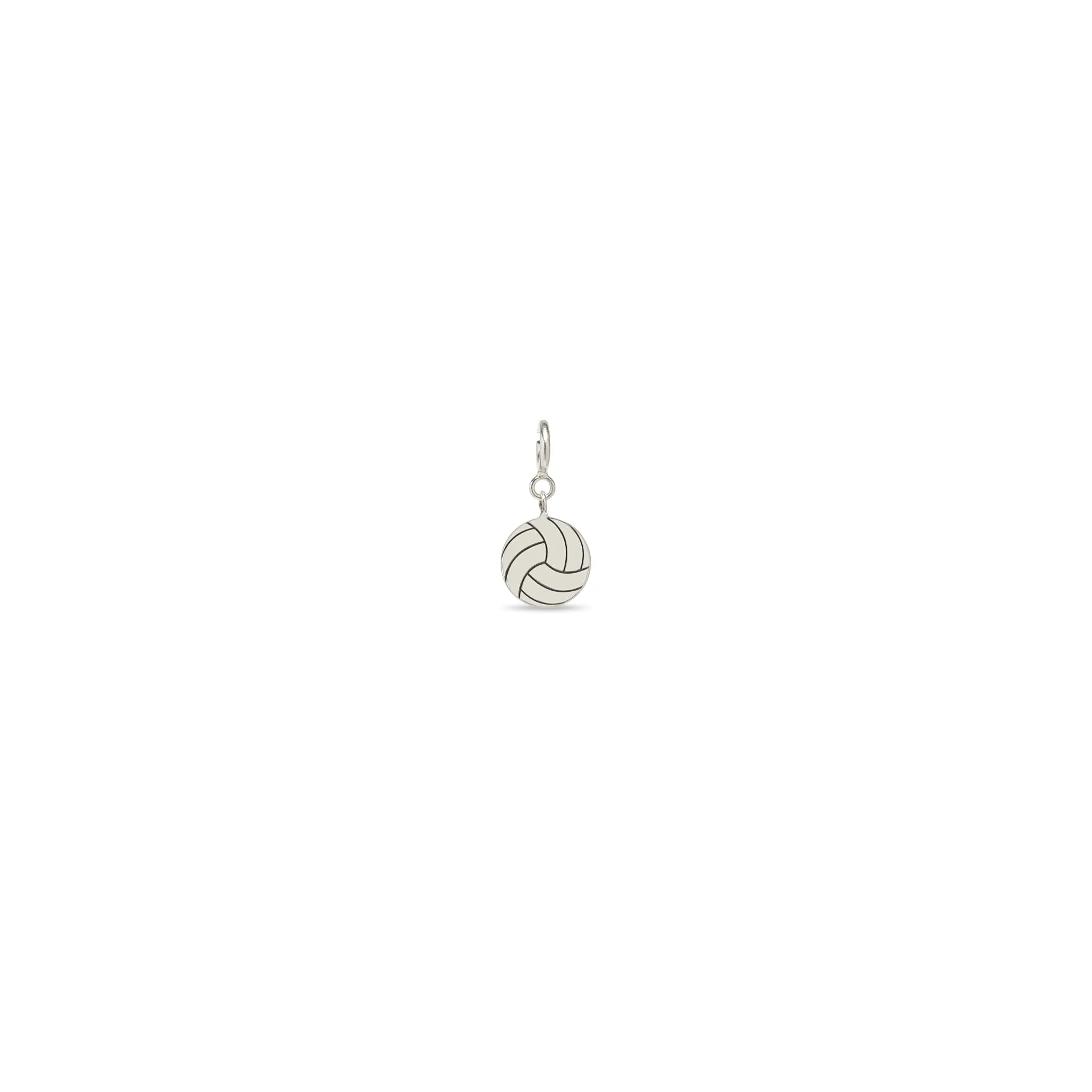 14k Single Midi Bitty Volleyball Charm