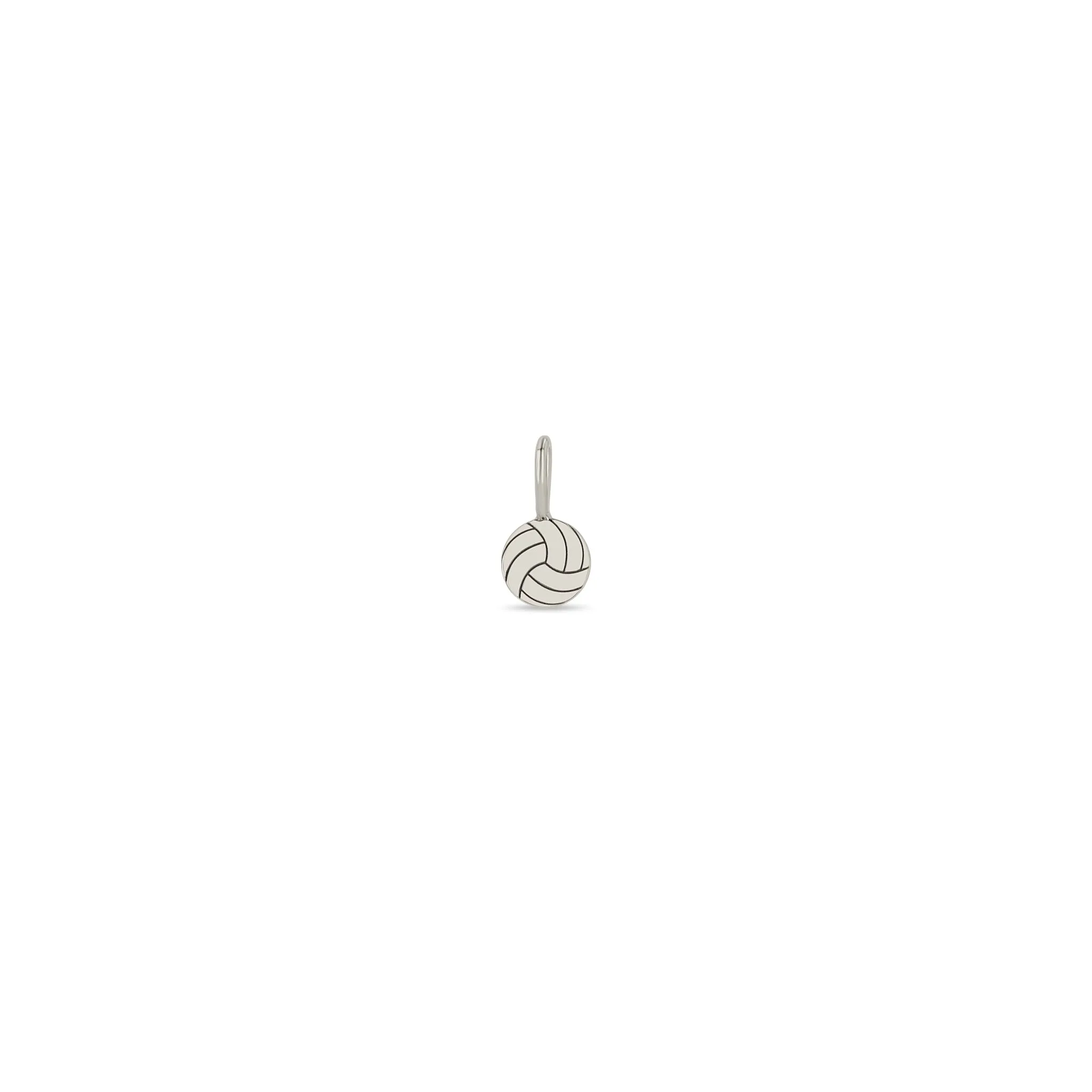 14k Single Midi Bitty Volleyball Charm