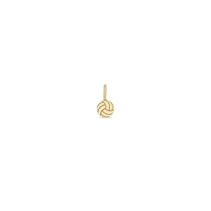 14k Single Midi Bitty Volleyball Charm