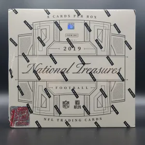 2019 Panini National Treasures 1st Off The Line FOTL Football Hobby Box