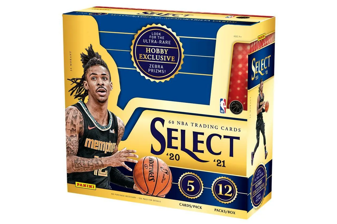 2020/21 Panini Select Basketball Hobby Box