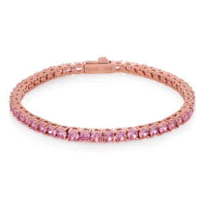4mm Pink Tennis Bracelet