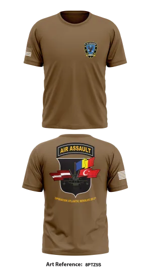 5 101 AVN REGT Store 1 Core Men's SS Performance Tee - 8Ptz5S
