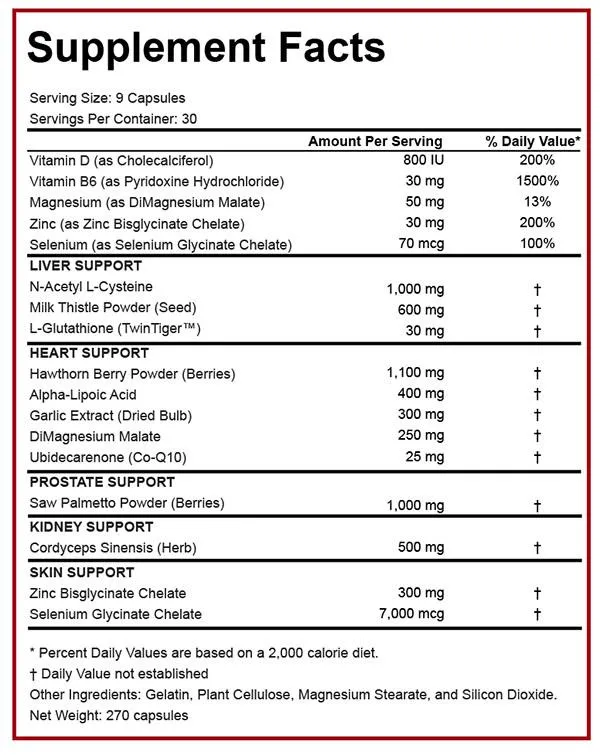 5% Nutrition Liver & Organ Defender, 30 Servings