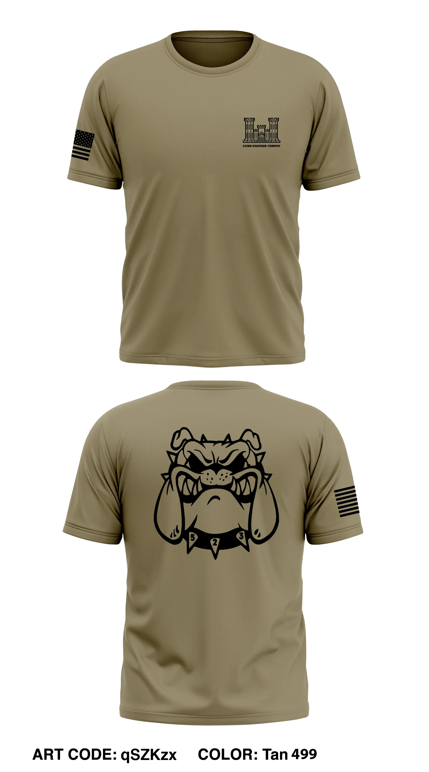 523rd Engineer Support Company Store 1 Core Men's SS Performance Tee - qSZKzx
