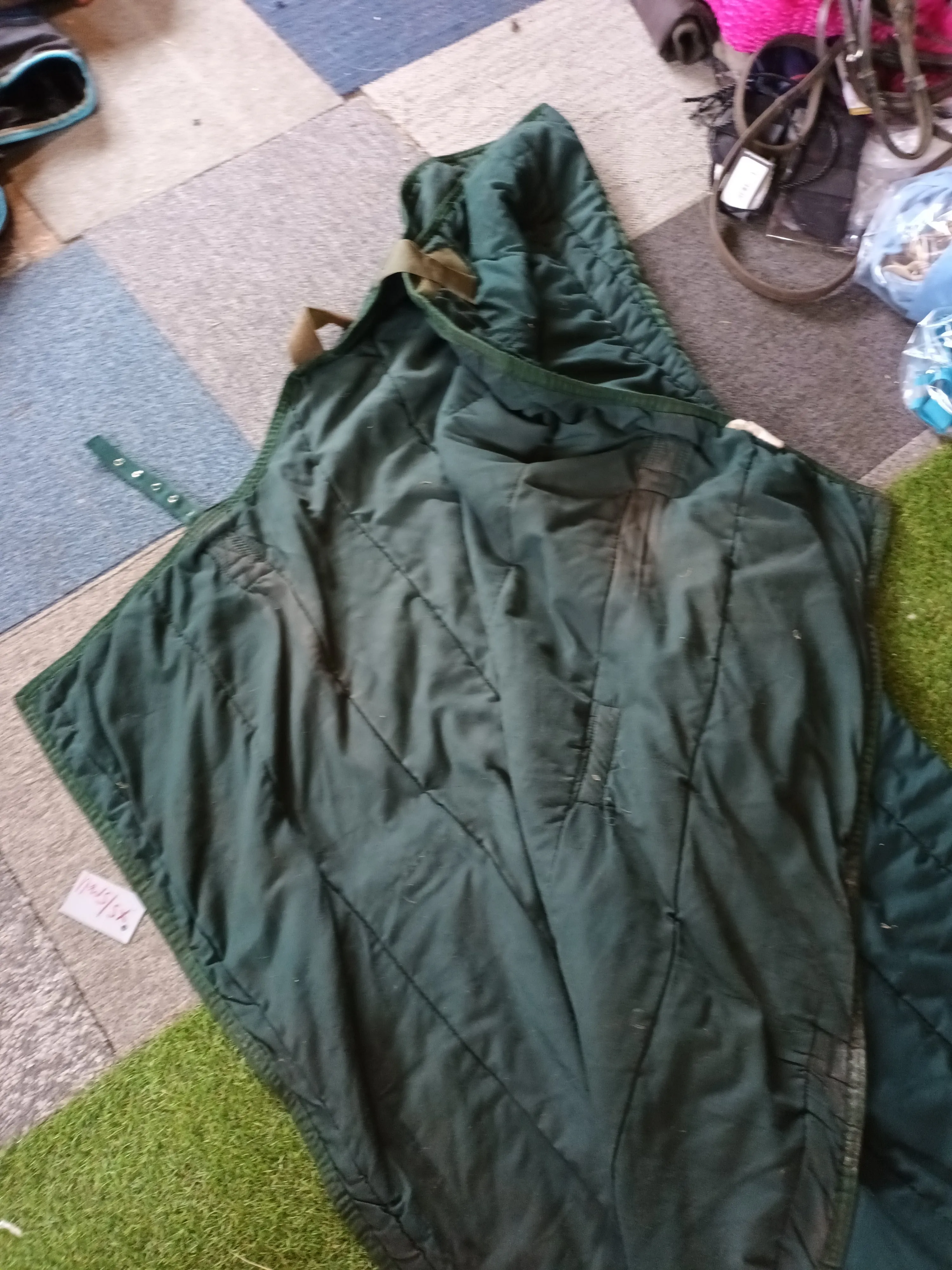 6'0 Kingshead, light, under rug with half neck