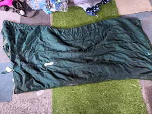 6'0 Kingshead, light, under rug with half neck