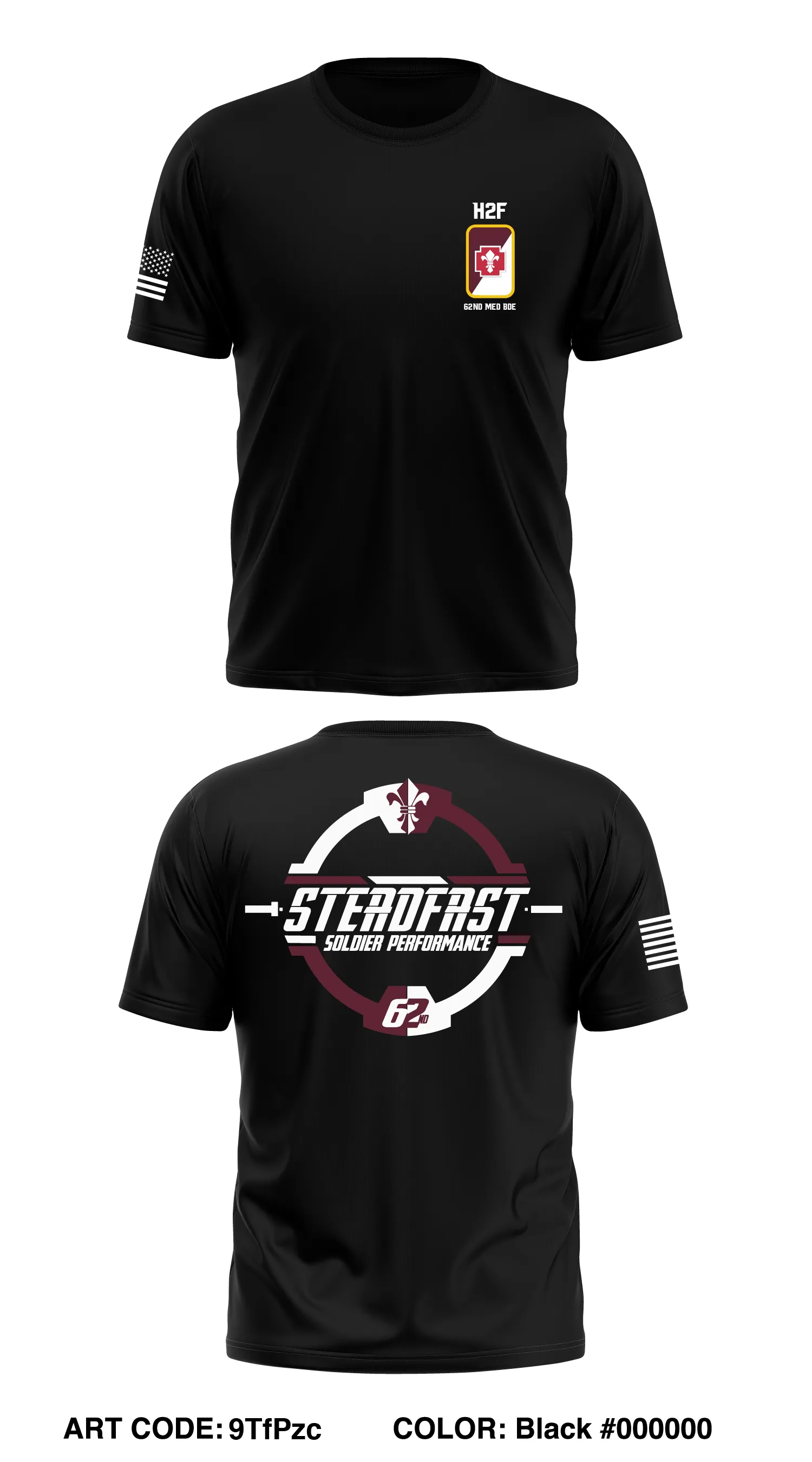 62nd Medical Brigade Store 1 Core Men's SS Performance Tee - 9TfPzc