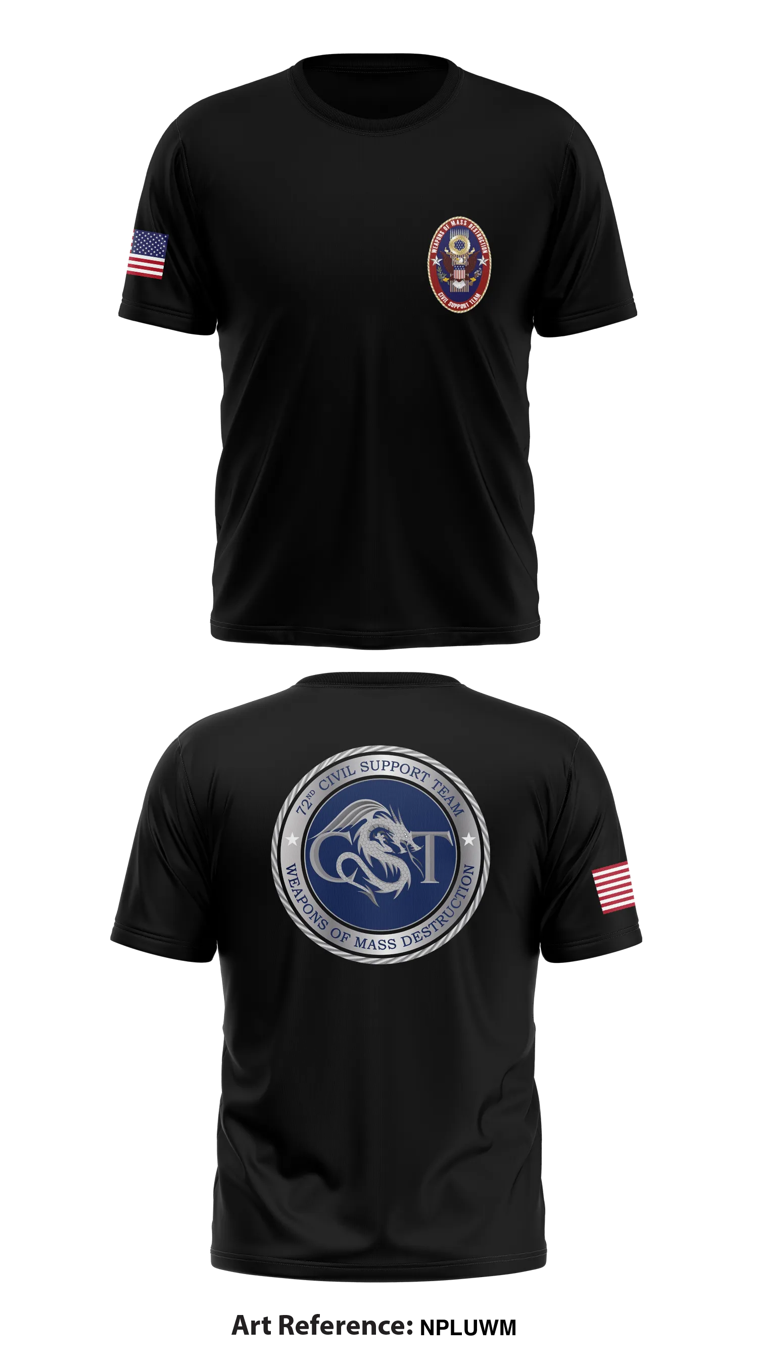 72nd CST (WMD) Core Men's SS Performance Tee - NpLuWM