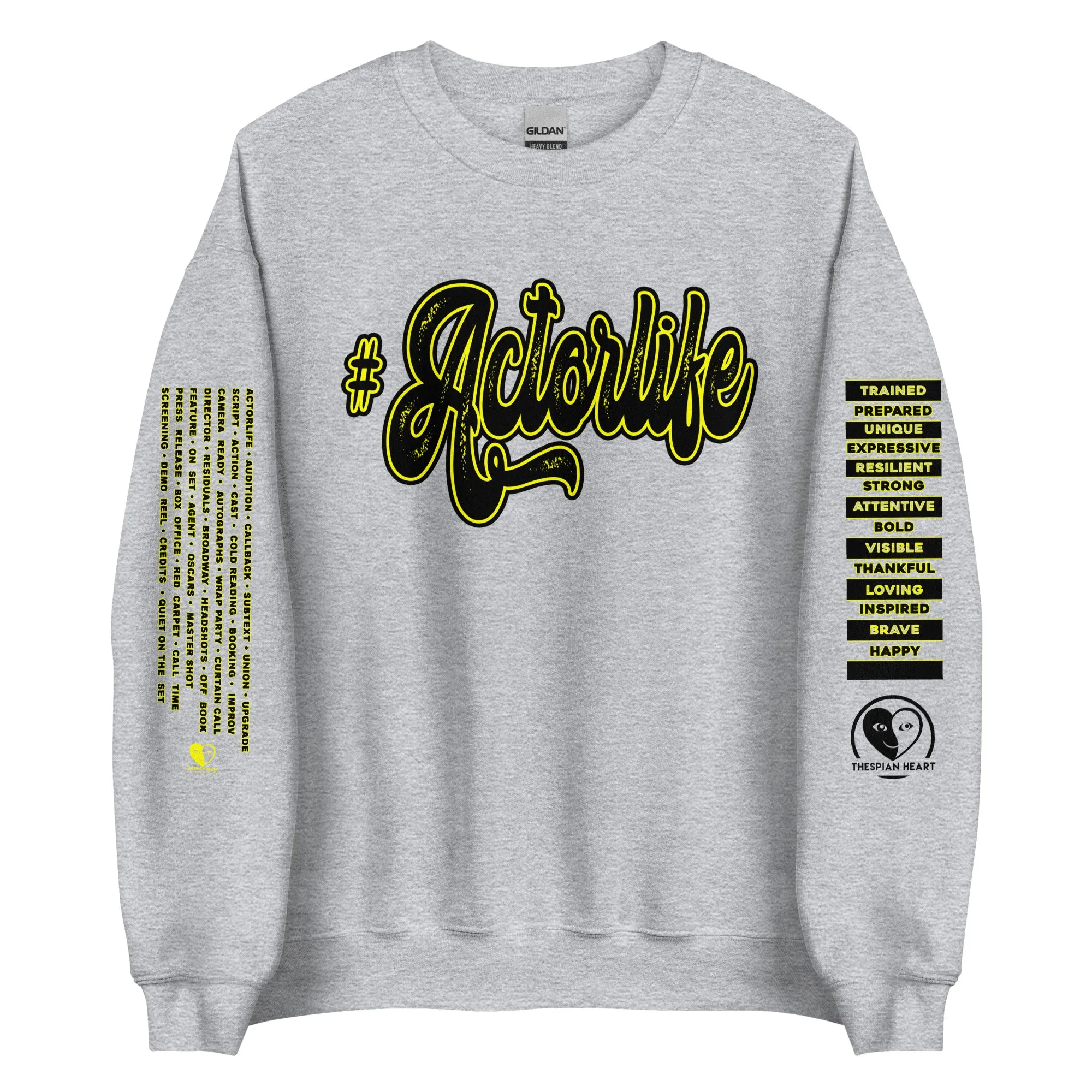 #ActorLife - Printed Staple Unisex Crewneck Sweatshirt