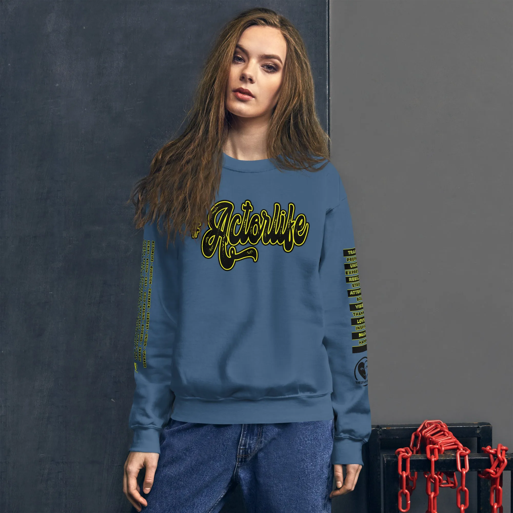 #ActorLife - Printed Staple Unisex Crewneck Sweatshirt
