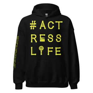 #Actresslife - Printed Sleeves Staple Unisex Hoodie