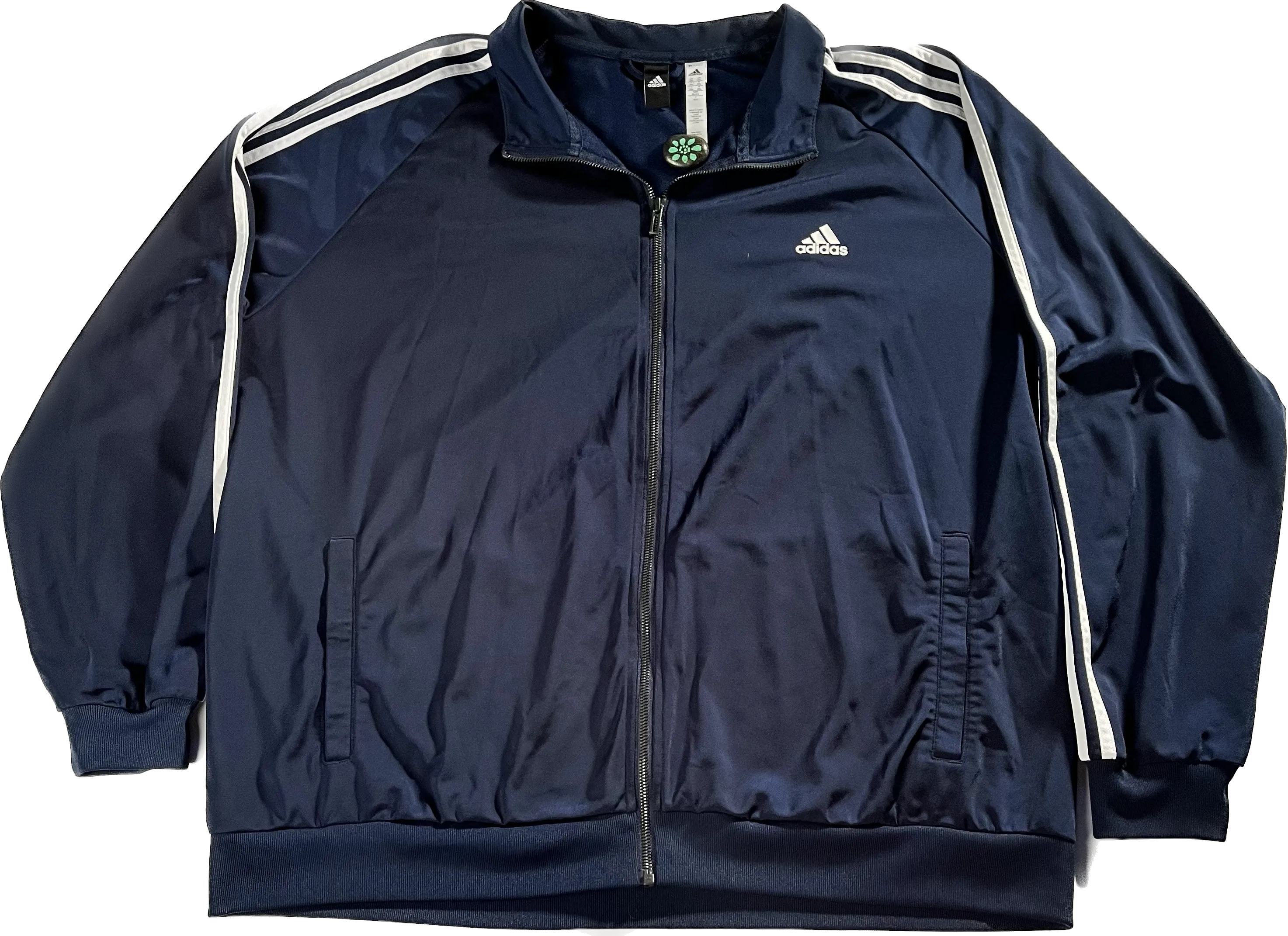 Adidas Track Jacket Blue/White Stripes