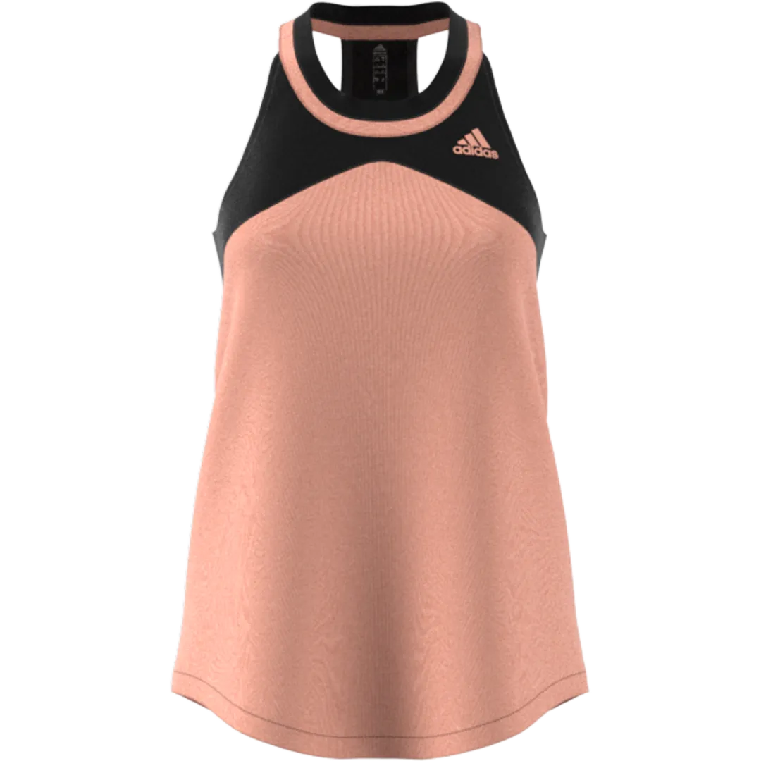 Adidas Womens Club Tank - Ambient Blush/Black