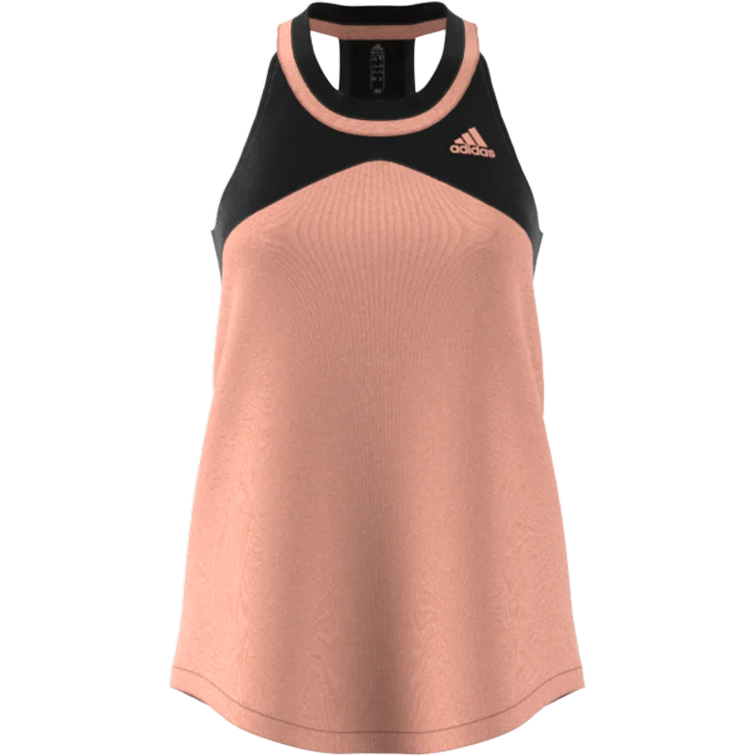 Adidas Womens Club Tank - Ambient Blush/Black
