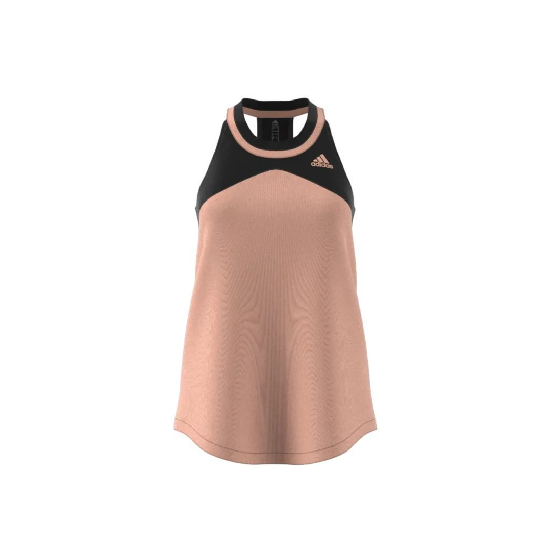 Adidas Womens Club Tank - Ambient Blush/Black