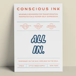All In Manifestation Temporary Tattoo