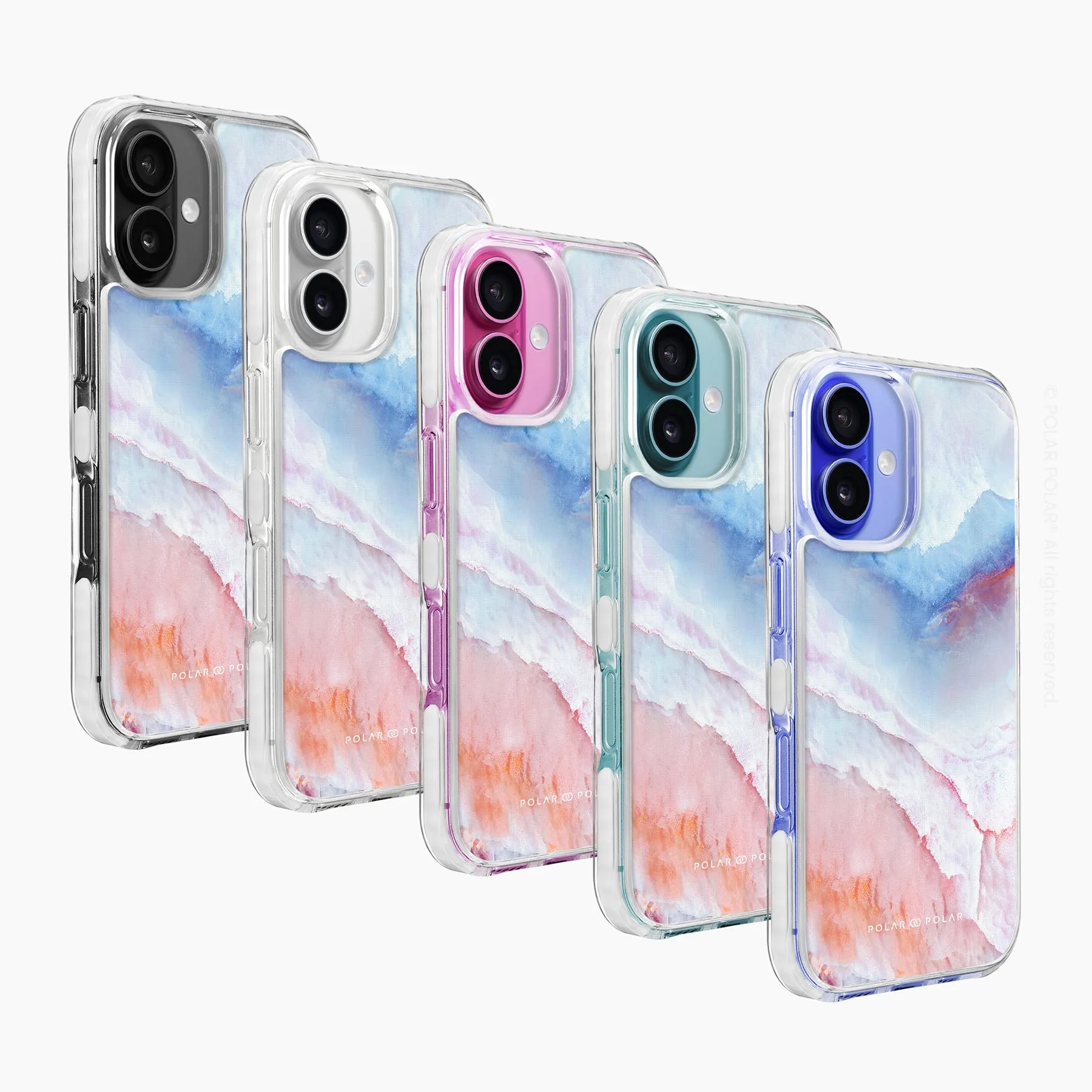Almond Coast - iPhone 16 Clear Bumper MagSafe Case