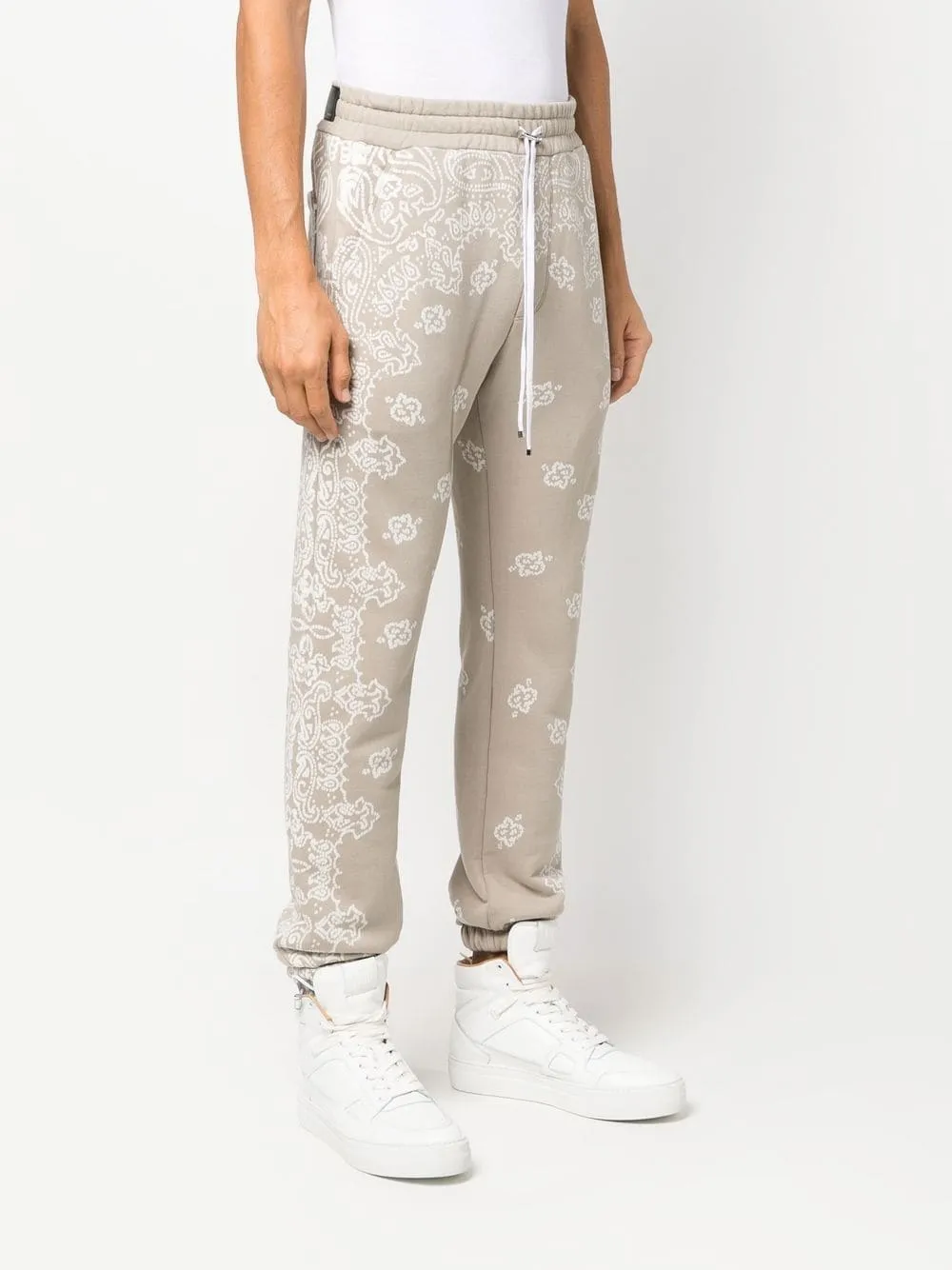 AMIRI bandana-print drawstring track pants