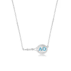 AO Sideway Racquet Necklace