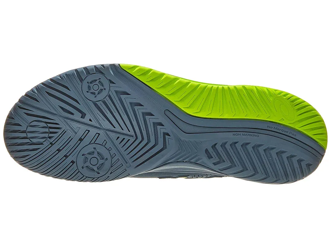 Asics Gel Resolution 9 2E Steel Blue/Green Men's Tennis Shoes - 2023 NEW ARRIVAL