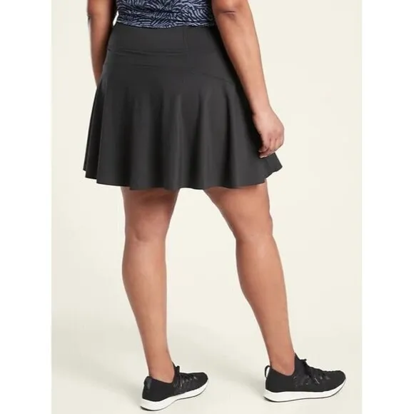 Athleta Ace Black Tennis Golf Skort Performance Women's Size 1X