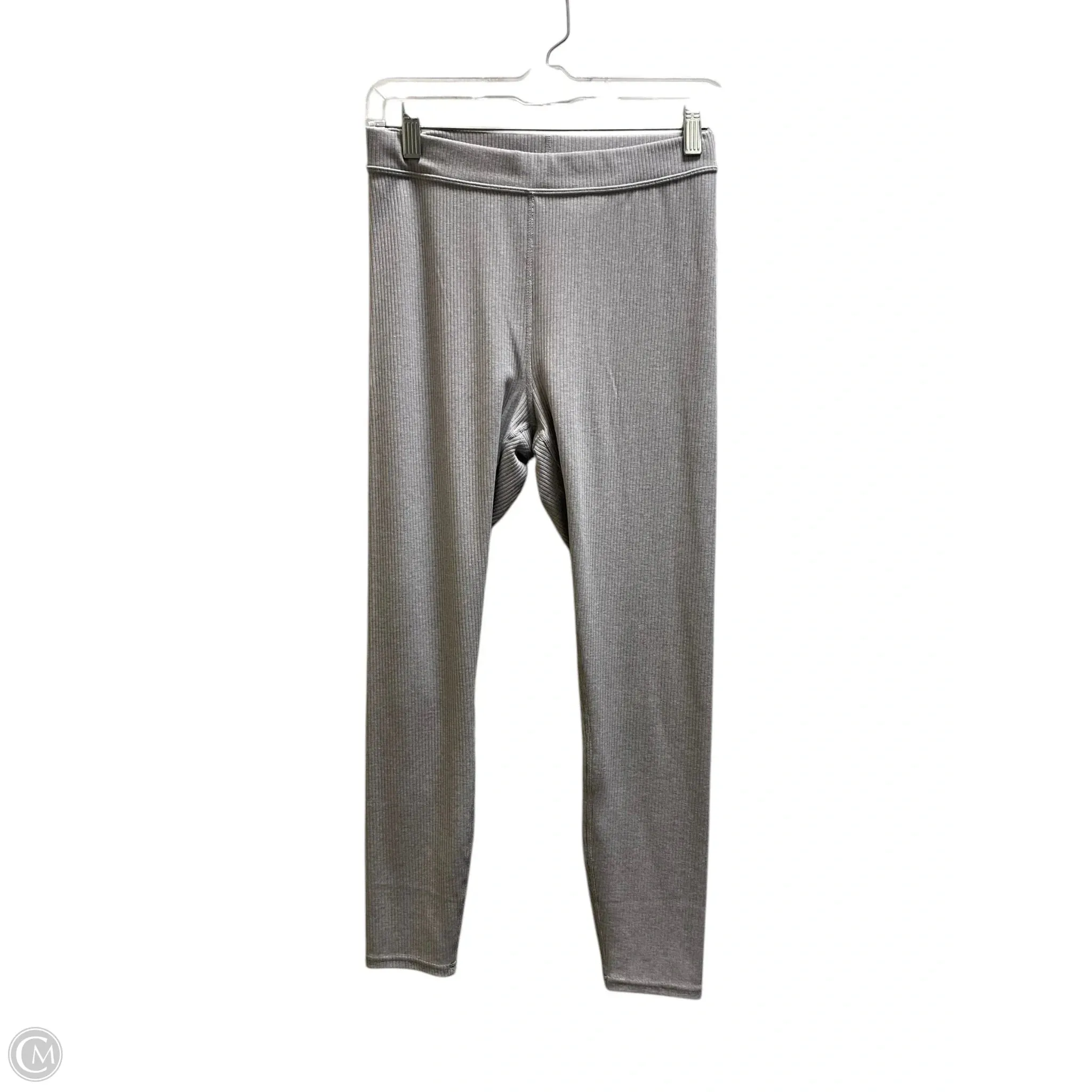 Athletic Leggings By Alo In Grey, Size: M