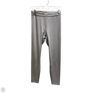 Athletic Leggings By Alo In Grey, Size: M