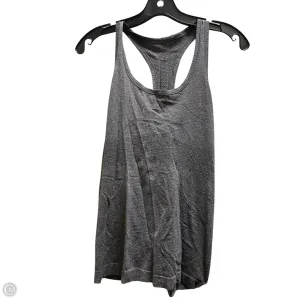 Athletic Tank Top By Lululemon In Grey, Size: 6