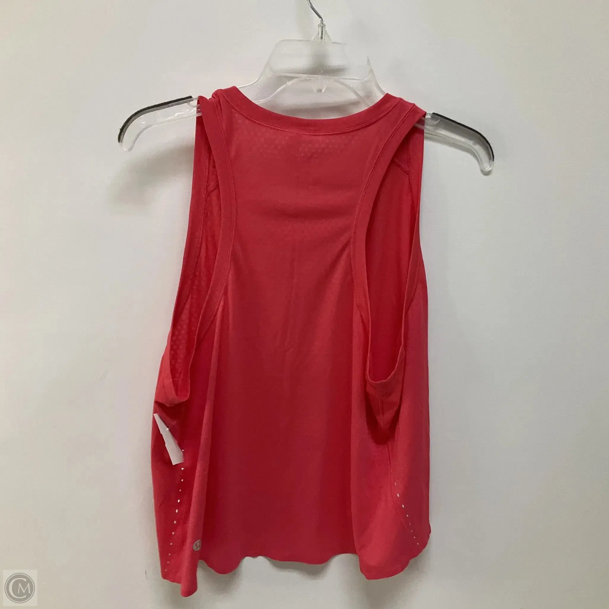 Athletic Tank Top By Lululemon In Pink, Size: 12
