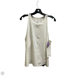 Athletic Tank Top By Lululemon In White, Size: 6