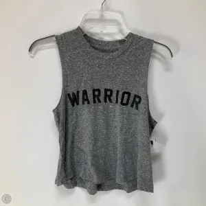 Athletic Tank Top By Spiritual Gangster In Grey, Size: Xs