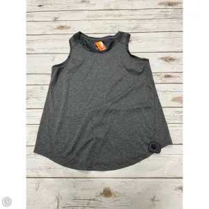 Athletic Tank Top By Tek Gear In Grey, Size: L