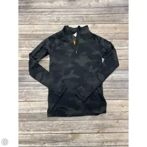 Athletic Top Long Sleeve Collar By Athleta In Camouflage Print, Size: S
