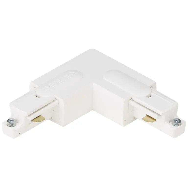 Aurora GB35-3 250V Global L Connector Outside Polarity Single Circuit Track White