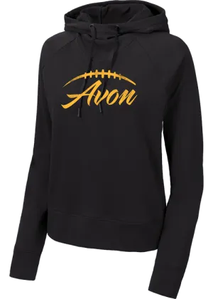 Avon Football Ladies Lightweight French Terry Pullover Hoodie