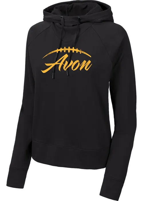 Avon Football Ladies Lightweight French Terry Pullover Hoodie