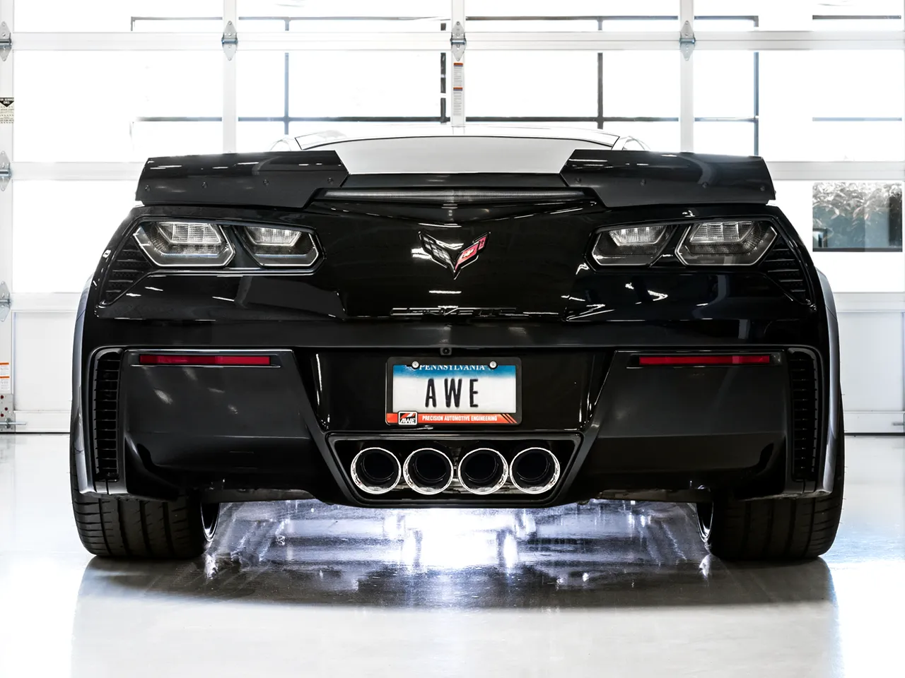 AWE TRACK EDITION AXLE-BACK EXHAUST - CHEVROLET C7 CORVETTE STINGRAY / Z51 / GRAND SPORT / Z06 / ZR1 (2014-2019)
