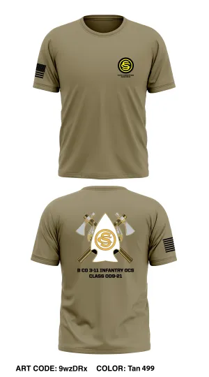 B Co 3-11 Infantry OCS Store 1 Core Men's SS Performance Tee - 9wzDRx