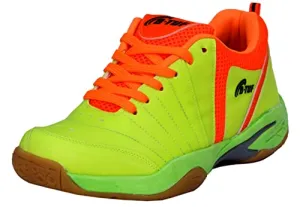 B-Tuf Unisex's Green Badminton Shoes-4 (BT-SH-FIRE-GO-4)