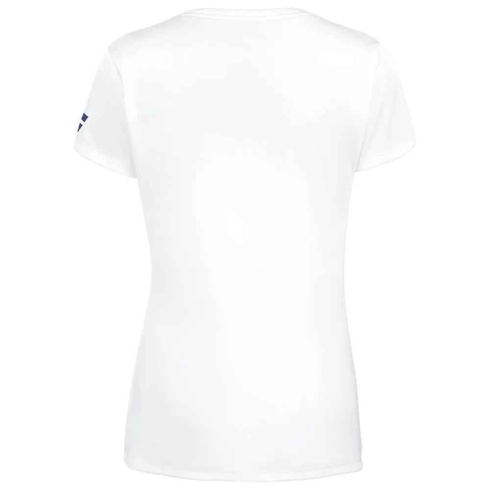 Babolat Girls Play Cap Sleeve Top - White