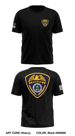 Bath Village Police Dept Store 1 Core Men's SS Performance Tee - NhacJy