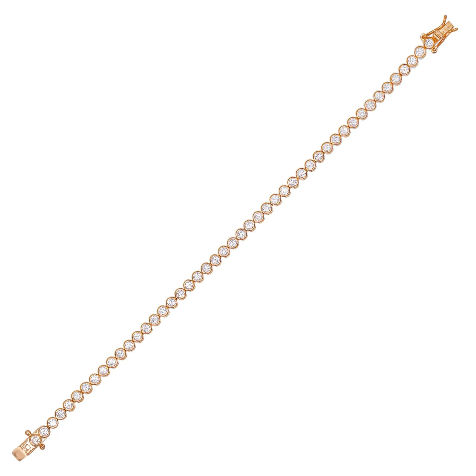 Bezel Tennis Bracelet