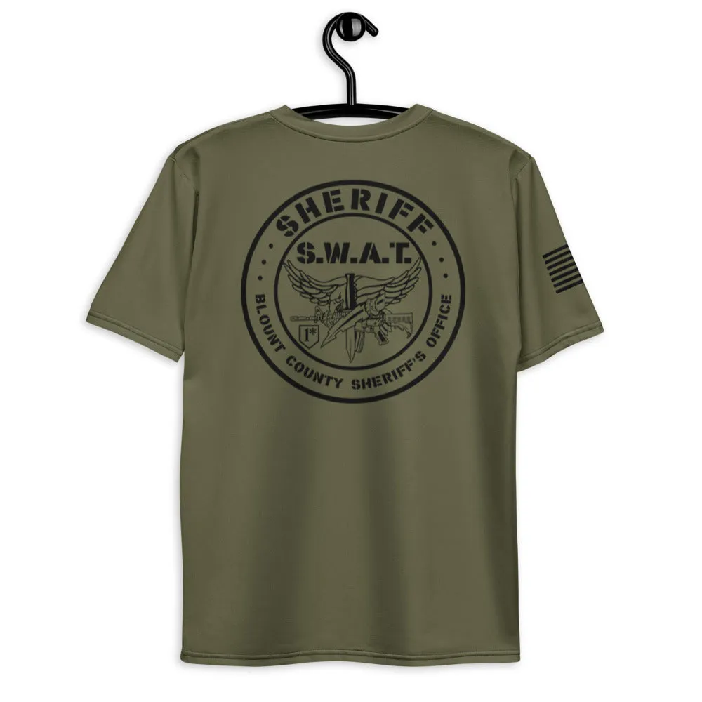 BLOUNT COUNTY SHERIFF'S OFFICE SWAT TEAM Core Men's SS Performance Tee - TswH5J