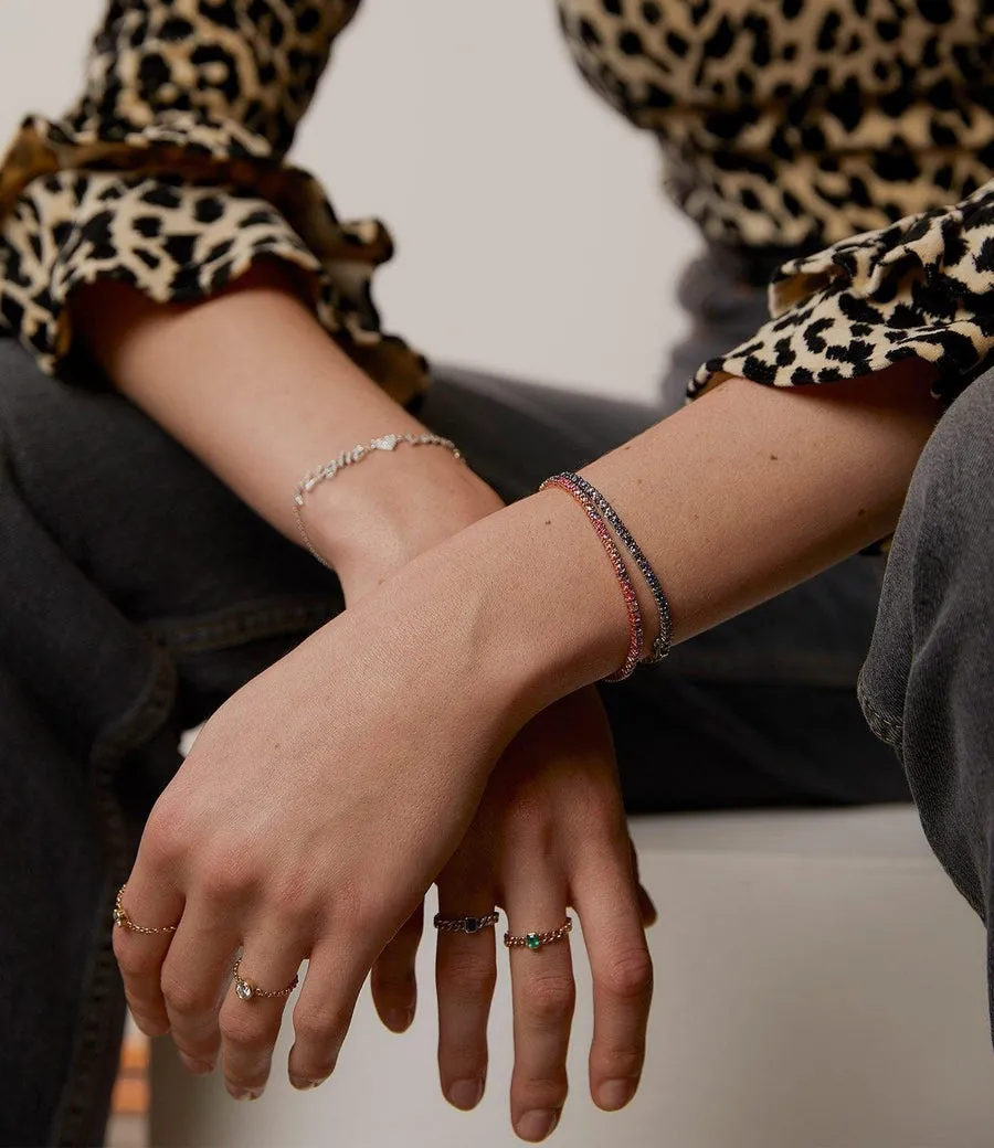 BLUE SAPPHIRE TENNIS BRACELET