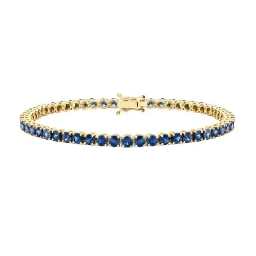 BLUE SAPPHIRE TENNIS BRACELET
