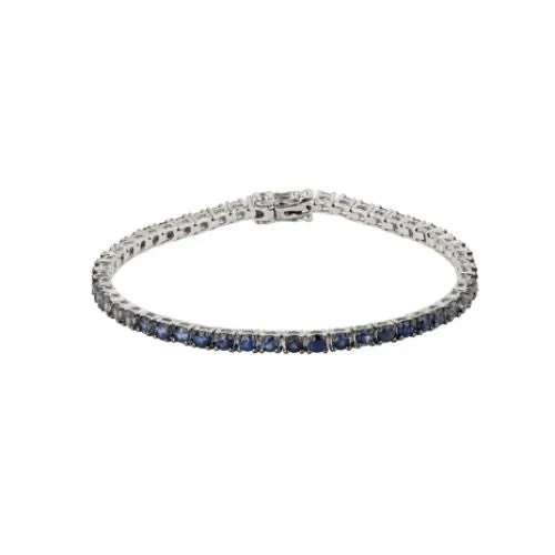 BLUE SAPPHIRE TENNIS BRACELET