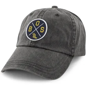 BOS Sneaker Circle Patch Washed Dad Hat